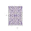 Tapis d'intérieur lavable mauve 9 'X 12'