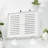Wifi Storage Box Wall Mount Wifi Router Box Hider Decorative Router Storage Box Modem Wall Mount ,White