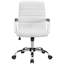 Mid-Back Executive Swivel Office Chair with Metal Frame and Arms-999682279