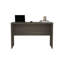 Bureau de style 47 po, blanc - moderne et compact pour ordinateur de bureau-1408912080