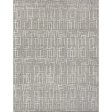 Hand-Knotted High-Quality Silver Area Rug