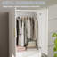 2-Door 3-Drawer Wardrobe Armoire, Modern Wood Storage Cabinet for Bedroom