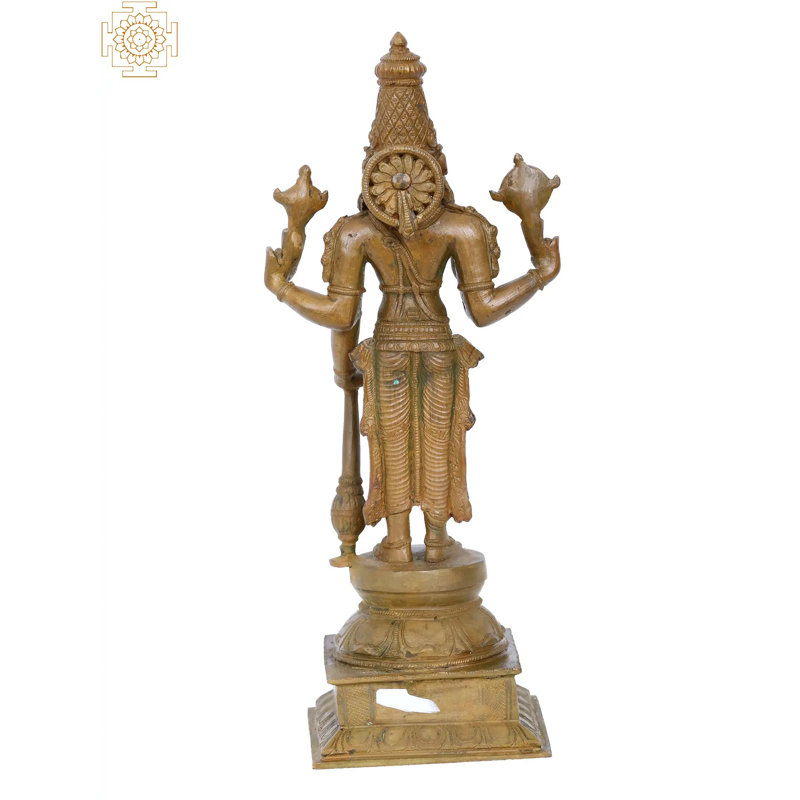 Figurine debout Vishnu Madhuchista Vidhana debout