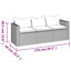 Canapé modulaire d'extérieur en osier de 69,3 po avec coussins Parwati-88617923-88617924