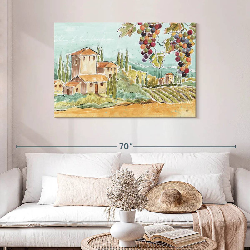Brise toscane Alvord sans coquelicots, H 30 po x l 45 po