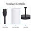 Ensemble de lampe de table noire 15,5 po Tanashia
