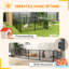Panel Steel Pet Barrier With Door-94282651