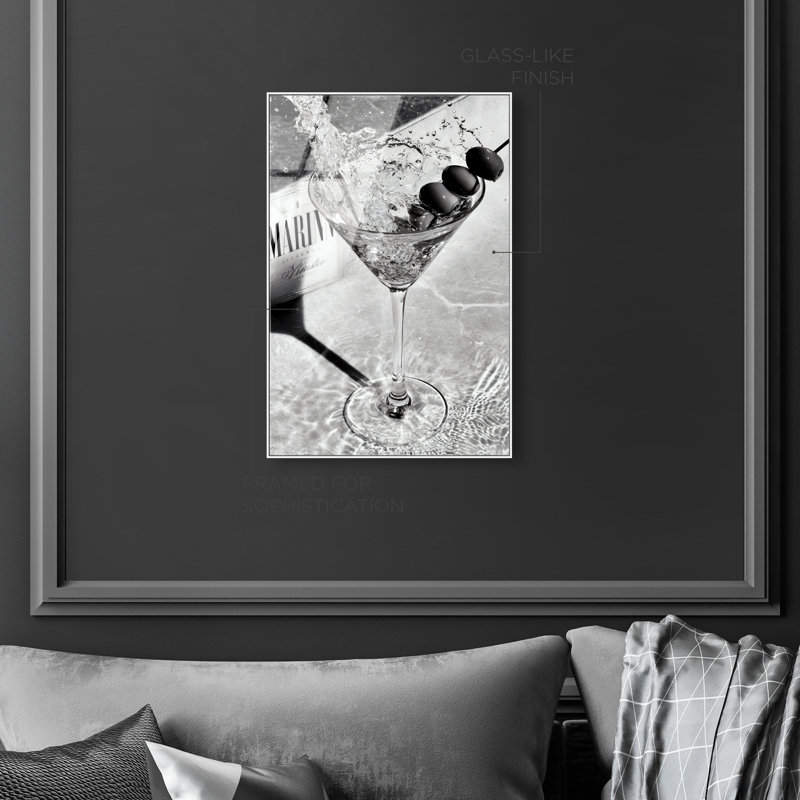 Chill Time II Print by Oliver Gal, 31"H x 21"W, White Floater Frame