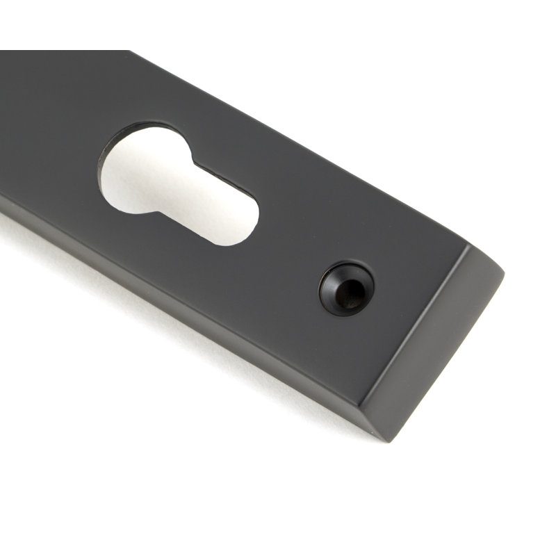 Avon Lock Door Handle, Aged Bronze