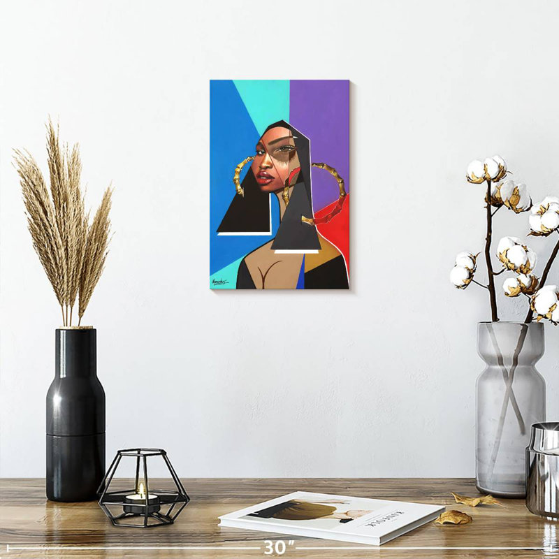 Leisha Black Mona Lisa, 12" H x 8" W