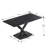 Modern Rectangular Sintered Stone Dining Table With Pedestal Base-116190953