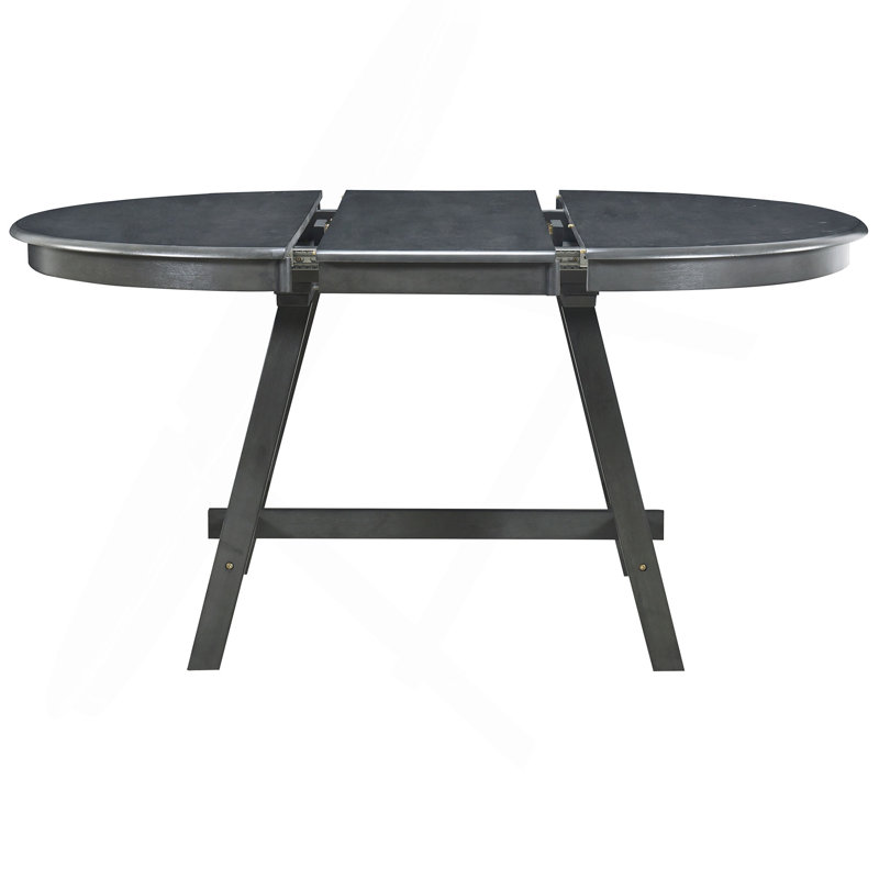 Table de salle à manger extensible Maire, Gris
