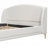 Upholstered Bed Frame With Wingback Headboard