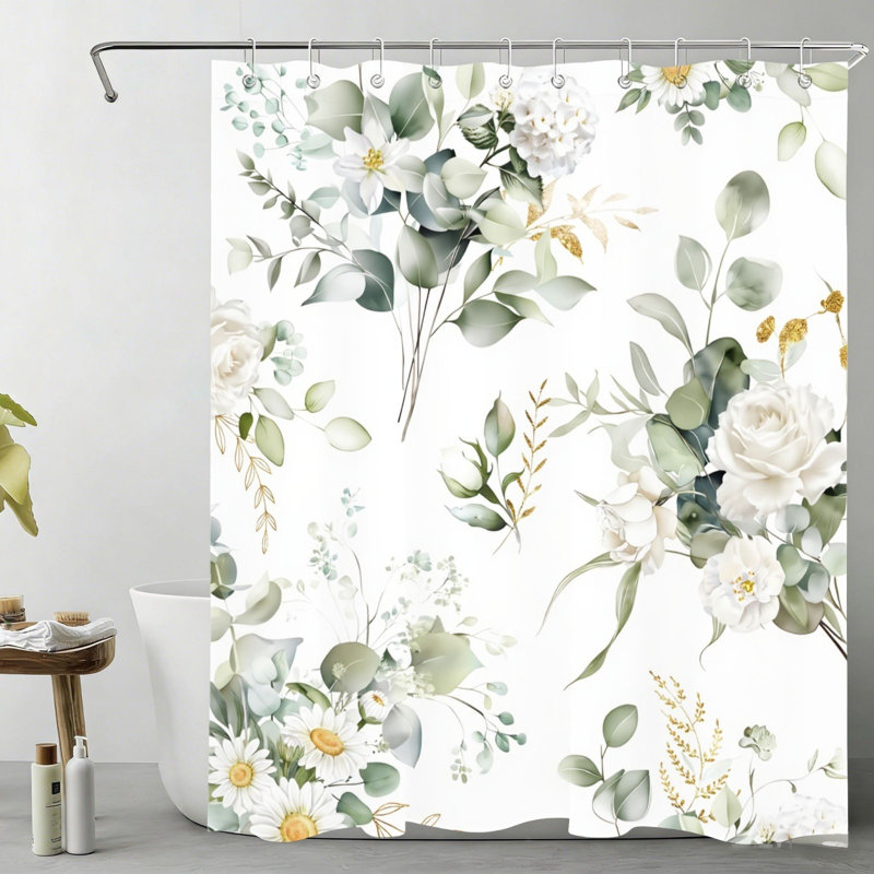 Rideau de douche Eucalyptus Rose