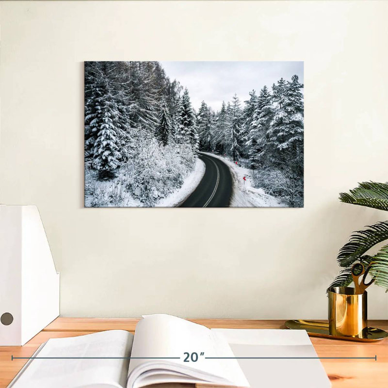 Harnek Curvy Road en hiver, H 8 po x l 12 po