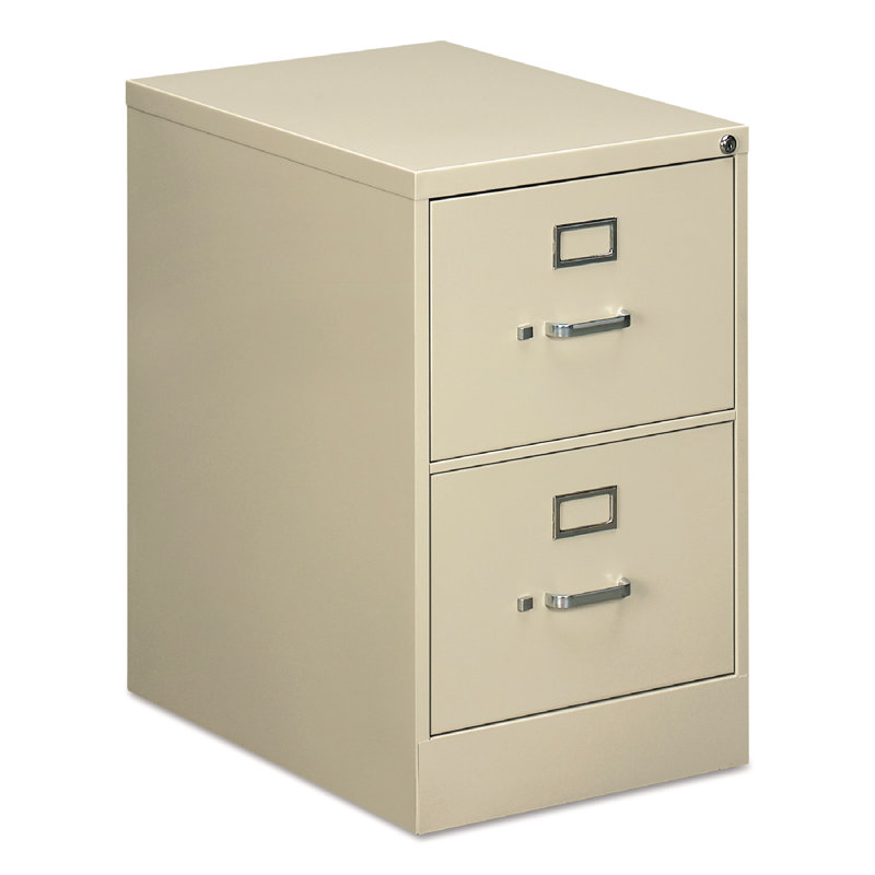 Putty 18'' Wide 2-Drawer Lockable Steel File Cabinet