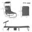 Chaises longues inclinables réglables-792671176