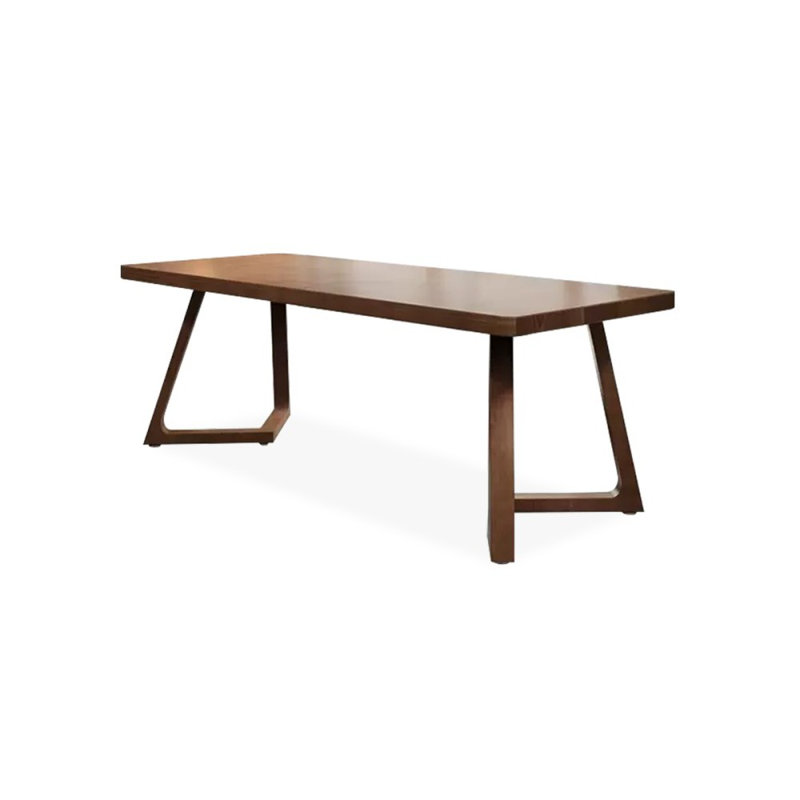 Tan Rectangular Solid Wood desks, 29.53" H x 70.87" W x 23.62" D