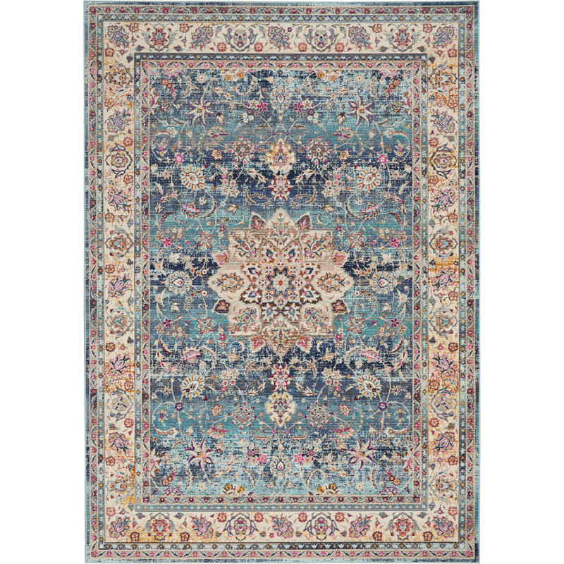 Boynton Oriental Area Rug, Rectangle 61 x 115cm