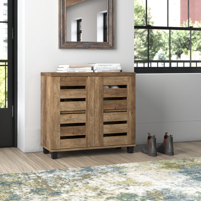 Millan 12 Pair Shoe Storage Cabinet