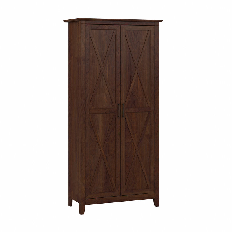 Huckins 65.98'' Kitchen Pantry, Bing Cherry