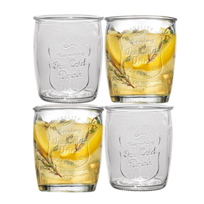 Retroware 13oz. Drinking Glass Set