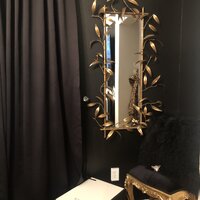 Global Views Bedroom Stick Wall Mirror-Antique Gold WDS9163-GV - Indiana  Furniture and Mattress