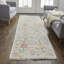 Karina Hand Knotted Wool Floral Area Rug in Orange/Yellow/Ivory-744129895