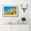 Yellow Blooming Flowers - Picture Frame Painting Print-56739558-56739559