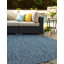 Tapis bleu Avaughn-57571399