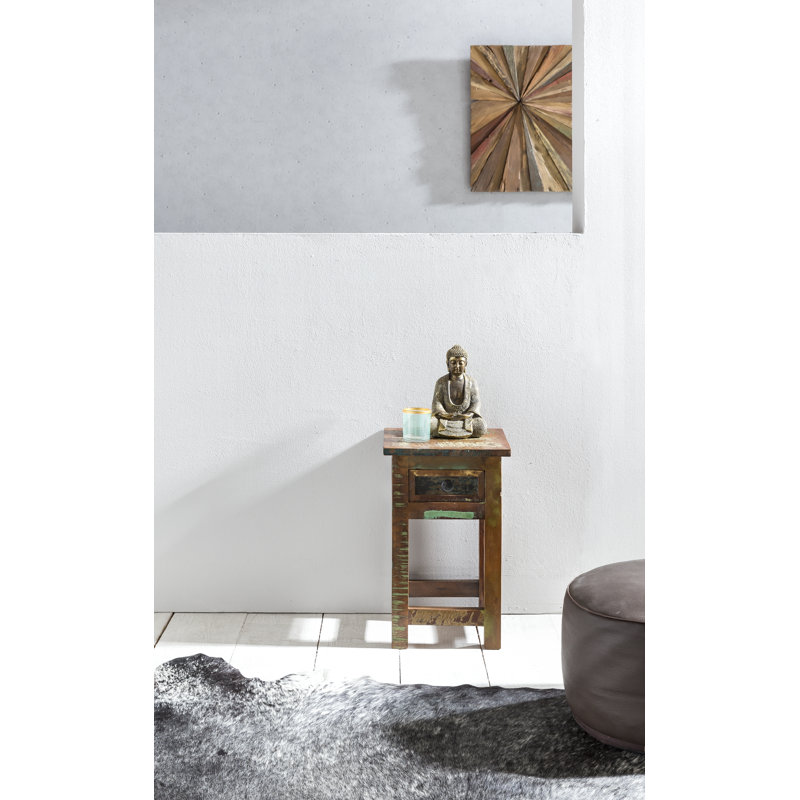 Alma Solid Wood End Table