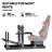  F1 Aluminum Alloy Racing Simulator Stand Fit For Logitech G29 G920 G923