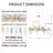 24 - Light Sputnik Chandelier Dimmable