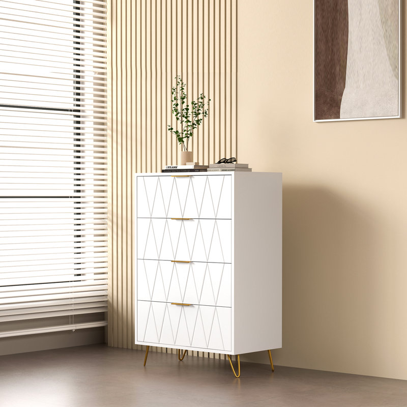 Metal Rectangle Accent Chest