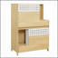 Meuble pour chat moderne 2 en 1, table d'appoint pour litière pour chat, maison pour chat avec rangement, pour 2 petits et moyens chats - Naturel-507541158