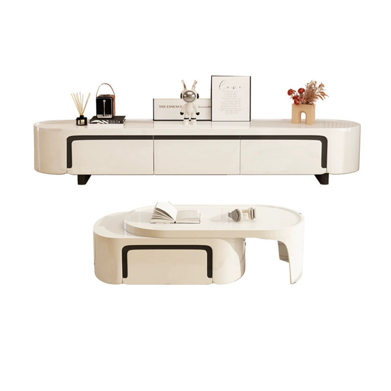 Modern TV Stand and Coffee Table Set