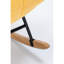 Fauteuil berçant en velours jaune - cadre, pour salon, chambre à coucher, chaise moderne, revêtement doux et structure