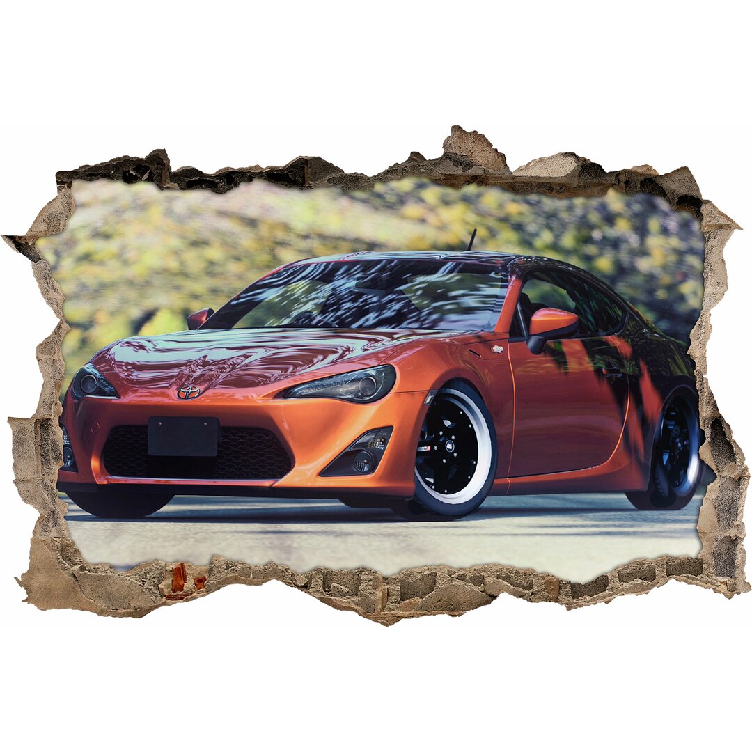 Neuer Toyota FT-86 im Wald Wandaufkleber