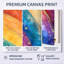 Décoration murale 3 panneaux Radiant Cascade of Rainbow-129076828-129076821