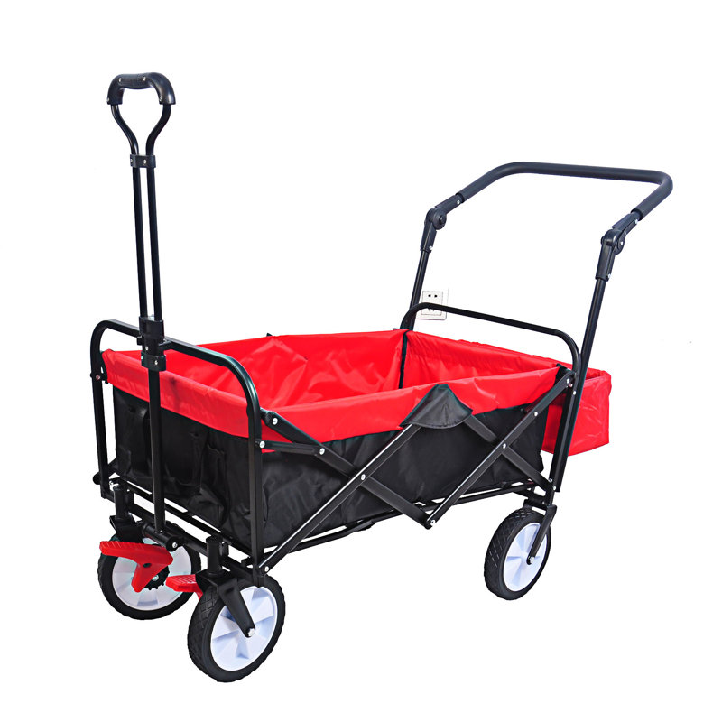 Outdoor Utility Wagon Folding Garden Cart