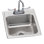 Lustertone 20" L x 17" W Drop-In Kitchen Sink with Faucet