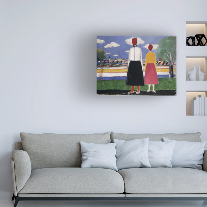Art sur toile de Kazeven Séverinovitch Malevitch, H 14 po x l 19 po