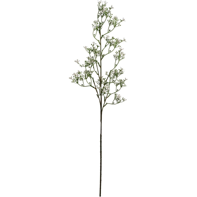 12 petites fleurs blanches 12 "12" - Fausse petite tige pour décoration intérieure, couronnes, centres de table, arrangements floraux