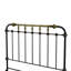 Mobilier de chambre à coucher style transitionnel noir antique 1pc-1271065297