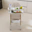 Chaise haute réglable pour bébé en polypropylène blanc facile à nettoyer-777165381