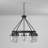 Georgetown 5 - Light Dimmable Wagon Wheel Chandelier