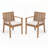 Acacia Wood Outdoor Chairs-1896555761