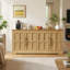 Grande armoire buffet 67 po avec rangement, armoire à vin Farmhouse-133232774