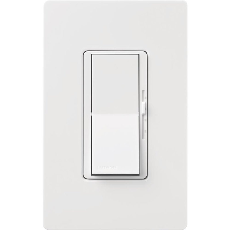 White In-Wall Rocker Fan Control Switch