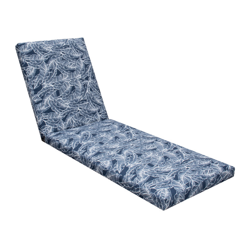 TB Chaise Outdoor 2.5'' Seat / Back Cushion, Bamboo Bay Bone, 26"W x 77"L